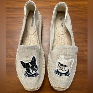 Soludos Bulldog Embroidered Espadrilles